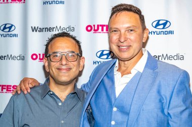 Marc Smolowitz, D'Arcy Drollinger attend Outfest Film Festival 