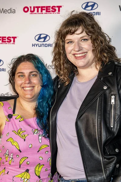 Sarah Crowe Sarah Macaaron Attend Outfest Film Festival Premiere Screening — Stock Photo, Image