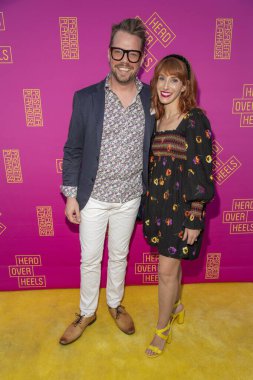 Benjamin Schrader ve Gwen Hollander 14 Kasım 2021 'de Pasadena, Pasadena' daki 