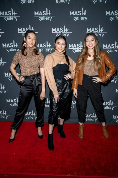 Ford Sisters Attends Mash Gallery Presents Gogo Art Exhibit Hollywood — Stock Photo, Image