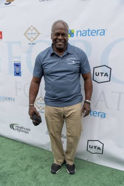 Kim Estes, Lakeside Country Club, Toluca Lake, CA 'da düzenlenen 15. Geleneksel Ünlü Golf Turnuvası' na 2 Mayıs 2022 'de George Lopez Vakfı' nda katıldı.