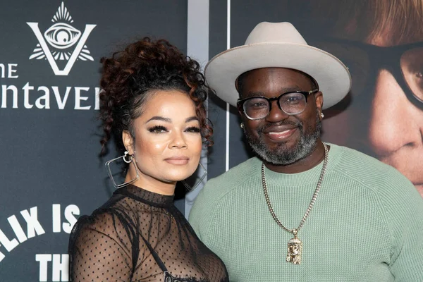 Lil Rel Howery Mit Ehefrau Verina Besucht Mai 2022 Die — Stockfoto