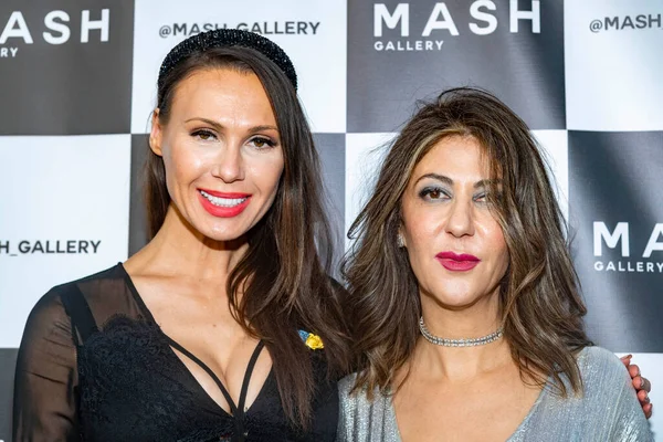 Nataliya Katsalap Haleh Mashian Attend Mash Gallery Grand Opening Mash — Stock Photo, Image