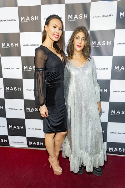 Nataliya Katsalap Haleh Mashian Attend Mash Gallery Grand Opening Mash — Stok fotoğraf