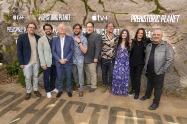 Yapımcılar ve yönetmenler 15 Mayıs 2022 'de AMC Century City Mall, Los Angeles, CA' da Apple TV + s 