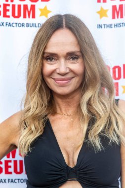 Vanessa Angel attends New Exhibit Opening Celebrating The 100th Anniversary Of Hal Roachs 