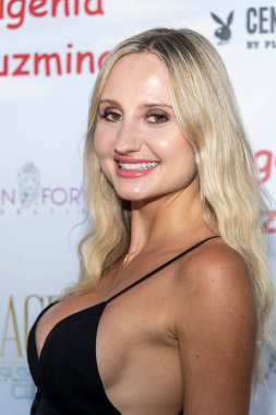 Liudmyla Tkachenko attends Playboy App Kick Off Launch Celebrating Eugenia Kuzmina  at The Godfrey Hotel Hollywood, Hollywood, CA on August 18, 2022