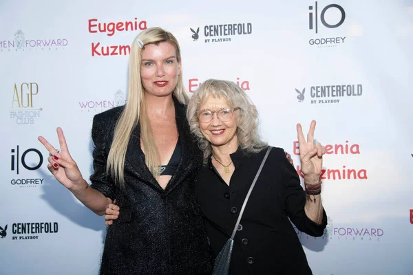 Eugenia Kuzmina, Doris La Frenais attend Playboy App Kick Off Launch Celebrating Eugenia Kuzmina  at The Godfrey Hotel Hollywood, Hollywood, CA on August 18, 2022