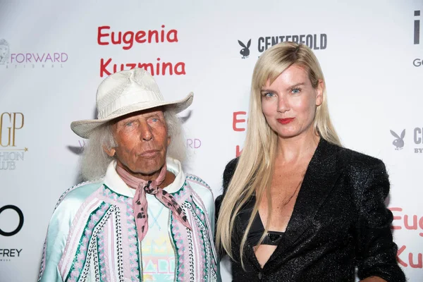James Goldstein, Eugenia Kuzmina attends Playboy App Kick Off Launch Celebrating Eugenia Kuzmina  at The Godfrey Hotel Hollywood, Hollywood, CA on August 18, 2022