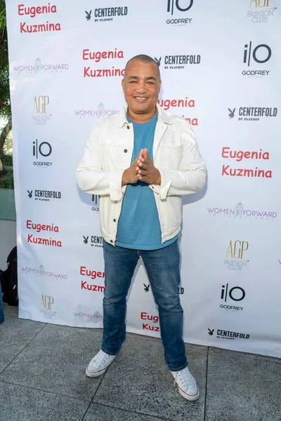 Steven Adams attends Playboy App Kick Off Launch Celebrating Eugenia Kuzmina  at The Godfrey Hotel Hollywood, Hollywood, CA on August 18, 2022