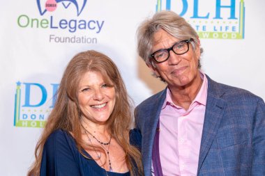 Eliza and Eric Roberts attend 2022 DLH Inspire Awards In Hollywood at Taglyan Complex, Hollywood, CA on August 25, 2022 clipart