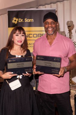 Dr. Sam Nguyen, Lawrence Hilton attend EMMY Awards Celebrity Gifting suite by Steve Mitchell MTG at Woman's Club of Hollywood, Hollywood, CA on September 10, 2022 clipart