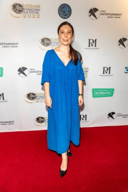 Charlotte Hendrickx, 11 Eylül 2022 'de Burbank, Burbank' ta 14. Burbank Film Festivali Kapanış Gecesi 'ne katıldı.