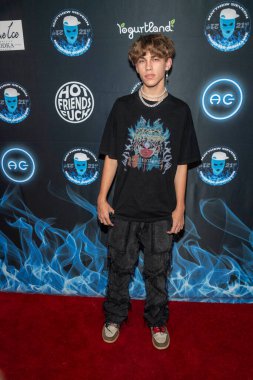 Andrew Pavlunin, Matthew Sieverin 'in 21. Doğum günü partisine 30 Eylül 2022' de Beverly Hills, CA 'da katılıyor.