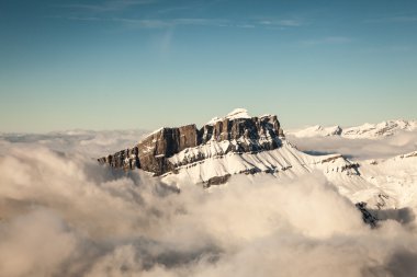 Hava manzara görünümünü Fransız alps