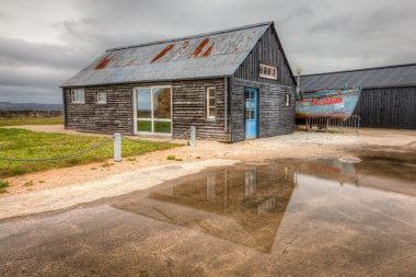 Boat House Reflection clipart