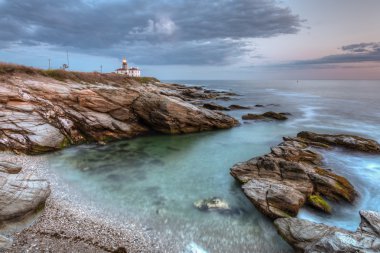 beavertail deniz feneri günbatımı