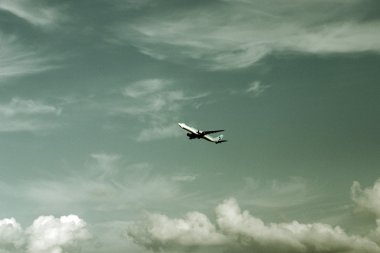 Güney Kore gimpo havaalanında uçak