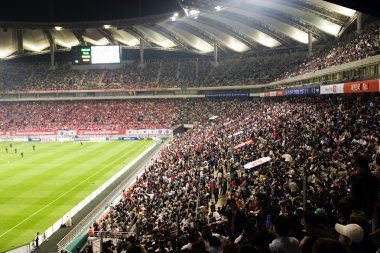 Sangam Stadyumu futbol oyun sırasında