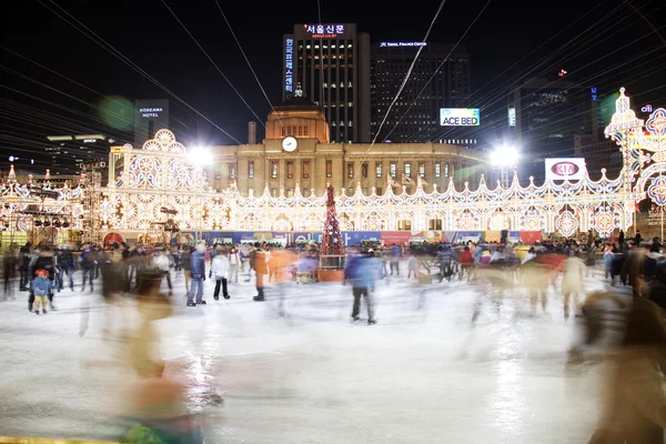 Public skating rink — Stock Photo, Image