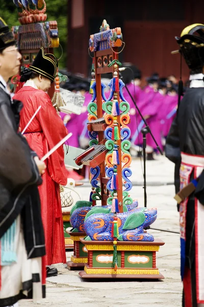 Festival tradisional di Korea Selatan, Ritual Jongmyo, Jongmyojerye — Stok Foto