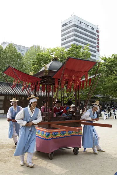 เทศกาลดั้งเดิมในเกาหลีใต้ — ภาพถ่ายสต็อก