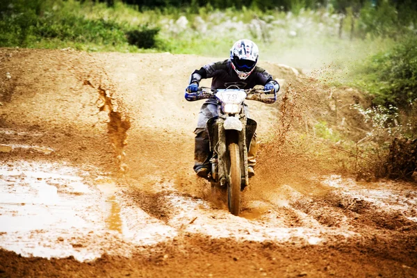 Corrida de motocross — Fotografia de Stock