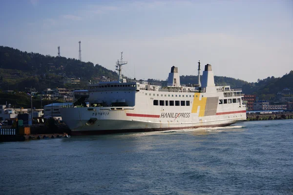 Nave da crociera a Cheongsando — Foto Stock