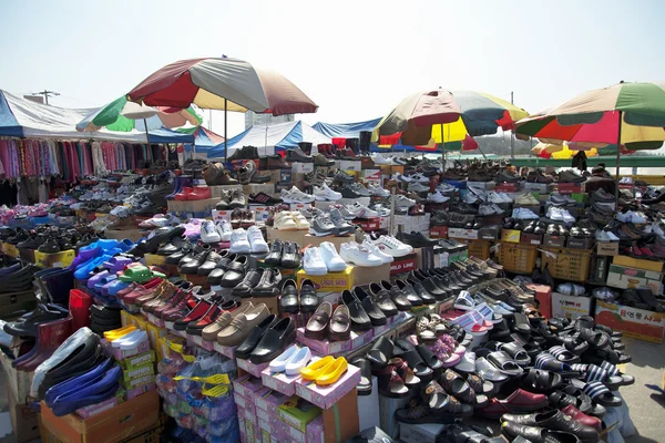 Geleneksel bir pazarın içinde güney korea — Stok fotoğraf