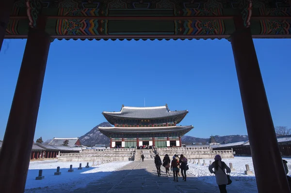 Palácio Gyeongbokgung na Coreia do Sul — Fotografia de Stock