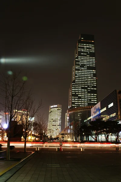 Bella vista notturna di Seoul — Foto Stock