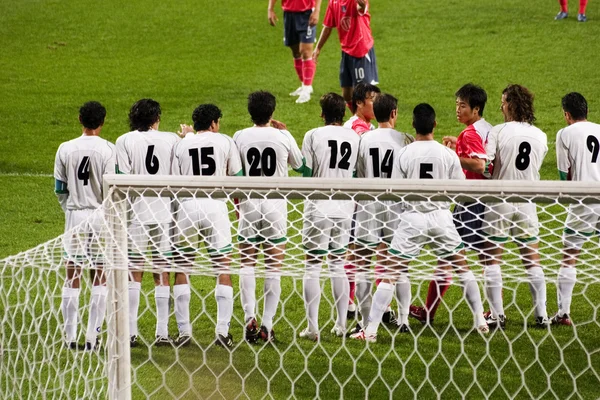 Sangam Stadyumu futbol oyun sırasında — Stok fotoğraf