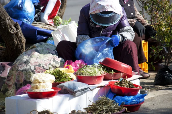 Straatmarkt in Zuid-korea — Stockfoto