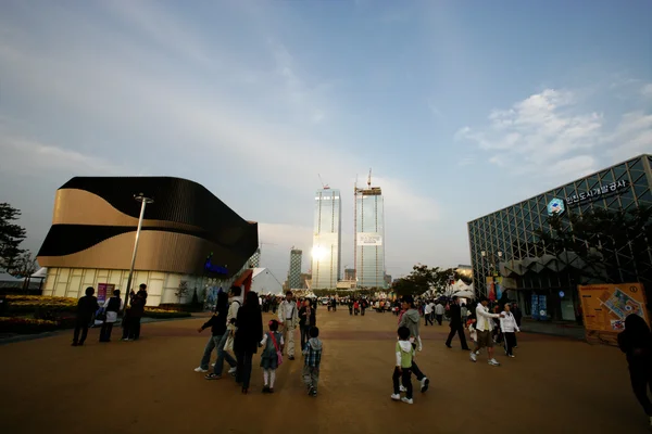 People at Incheon World City Festival — Stock Photo, Image