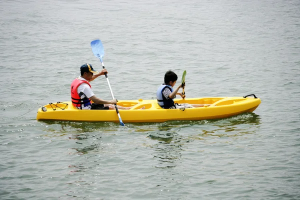 在 jeongok 海港帆船世界锦标赛 — 图库照片