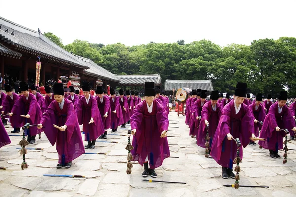 Jongmyo τελετουργικά jongmyojerye — Φωτογραφία Αρχείου