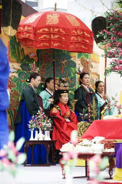 在韩国的传统节日 — 图库照片