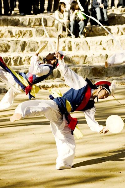 Traditional dance in south korea, Samullori — Stock Photo, Image