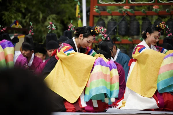 Traditionella festivaler i Sydkorea — Stockfoto
