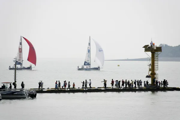 Campeonato del Mundo de Vela en Jeongok Seaport —  Fotos de Stock