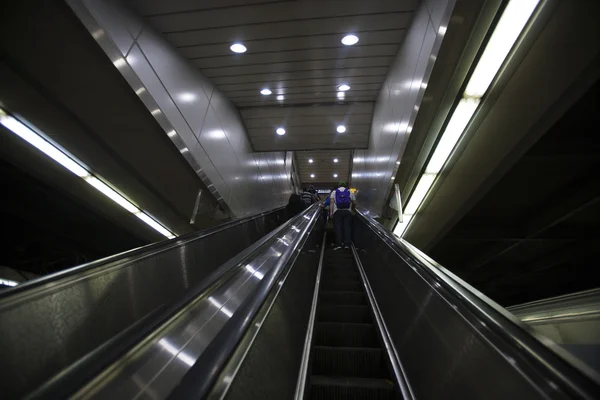 Sydkorea subway rulltrappa — Stockfoto