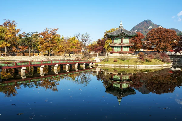 Pałac gyeongbokgung w Korei Południowej — Zdjęcie stockowe