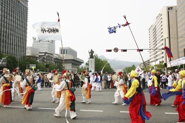 节日游行 — 图库照片