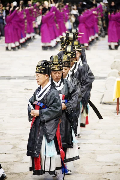 Jongmyo Rituals  Jongmyojerye — Stock Photo, Image