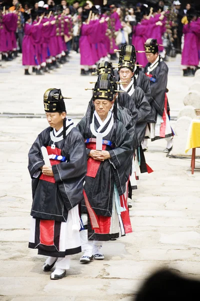 Ritual Jongmyo Jongmyojerye — Stok Foto