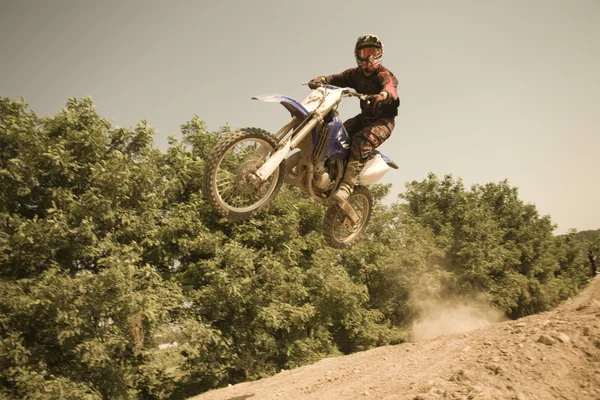 Corrida de motocross — Fotografia de Stock