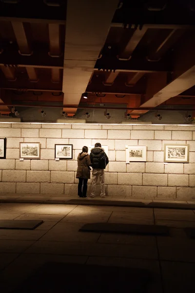 Dentro do museu Cheonggyecheon Seul — Fotografia de Stock