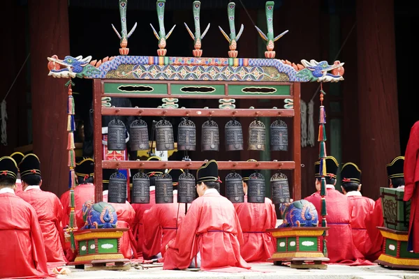 Festivais tradicionais em Coréia do Sul, Jongmyo Rituals, Jongmyojerye — Fotografia de Stock