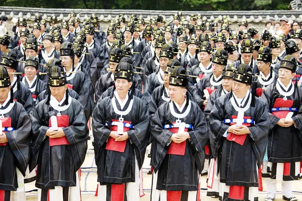 Jongmyo Rituals  Jongmyojerye — Stock Photo, Image