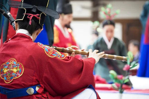 Traditional festivals in South Korea, Jongmyo Rituals, Jongmyojerye — Stock Photo, Image